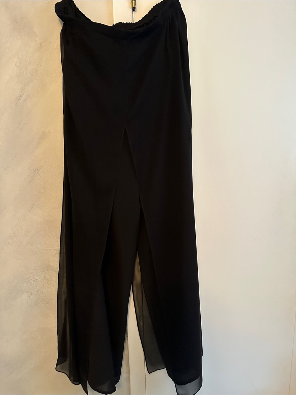 Black Women's Split-Front pant